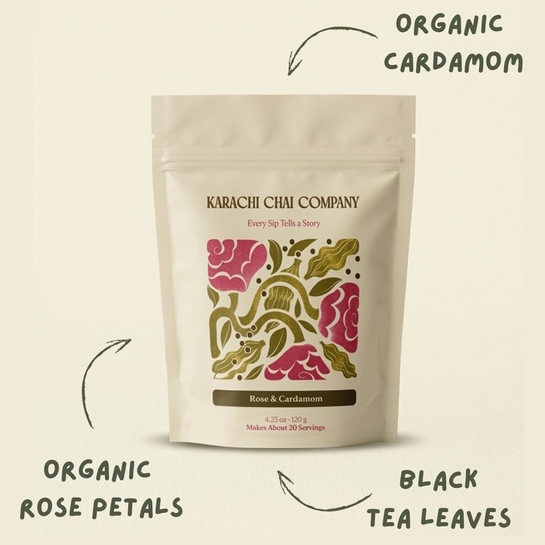 Rose and Cardamom Chai Blend